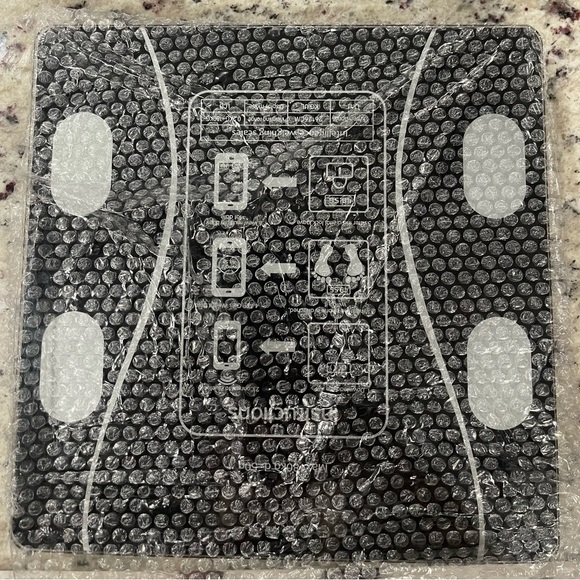 Bluetooth Black Bathroom Scale Brand New - Picture 3 of 6